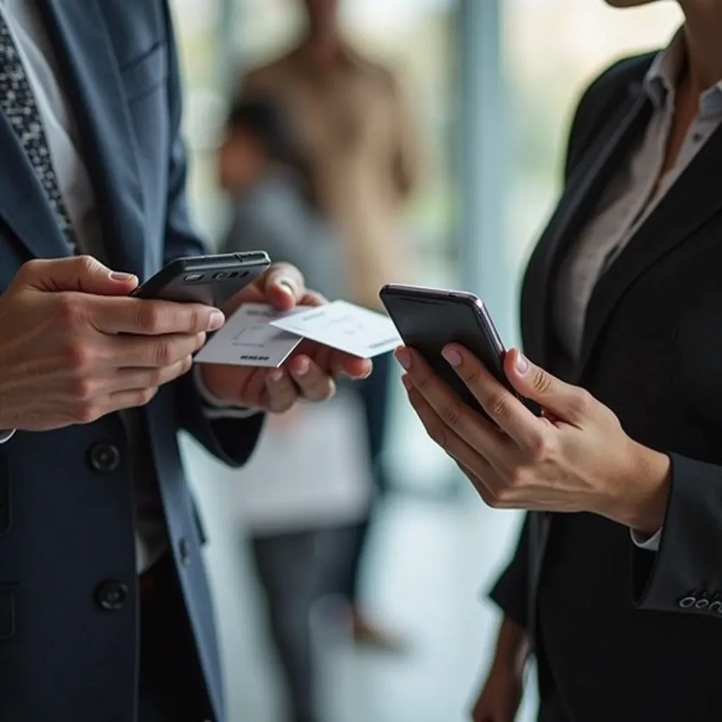 professionals using tap and go cards