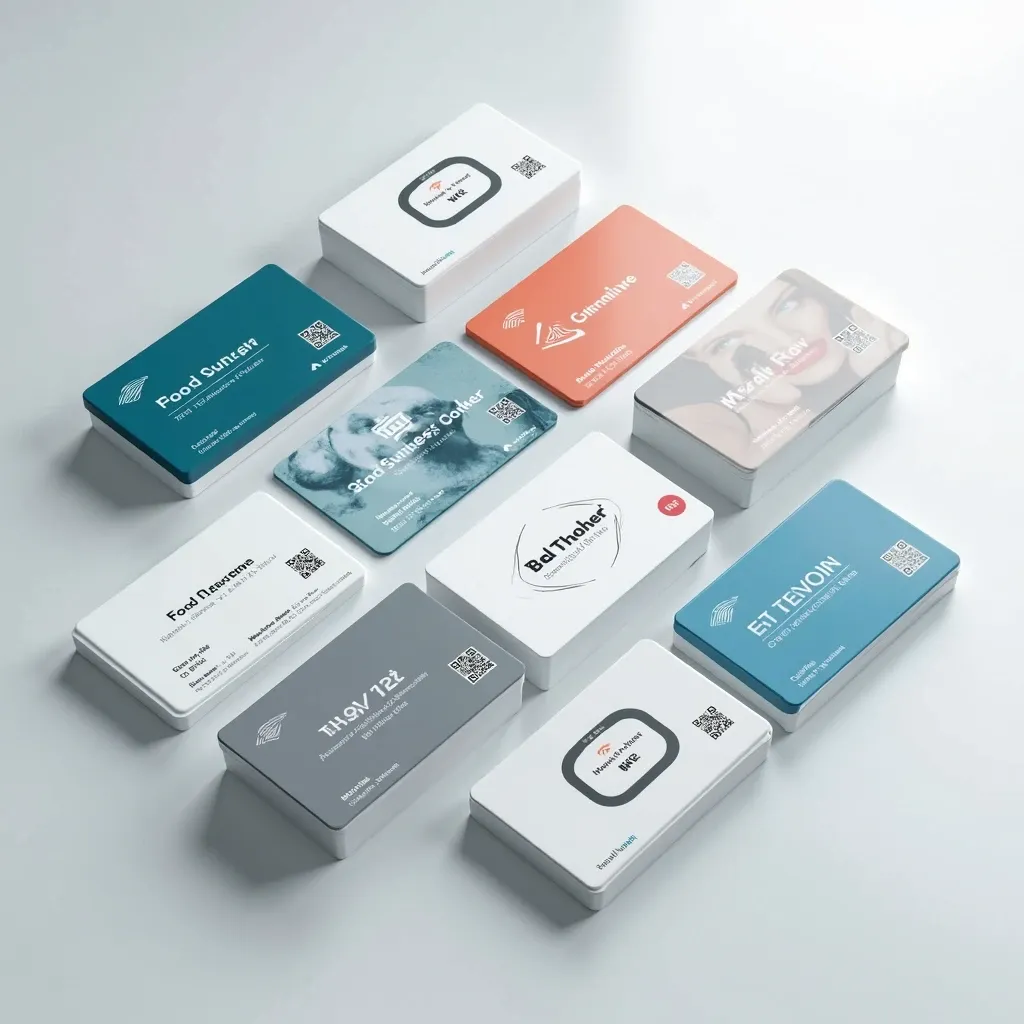 Business card designs mockup
